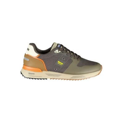 Brown Polyester Sneaker