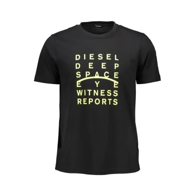 Black Cotton T-Shirt