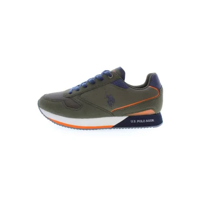 Green Polyester Sneaker
