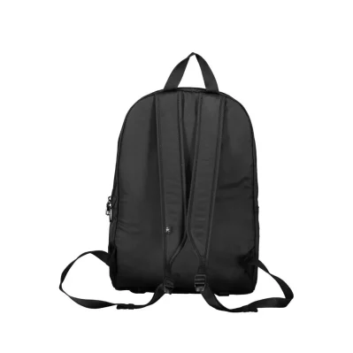 Black Polyester Backpack