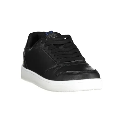 Black Artificial Leather Sneaker