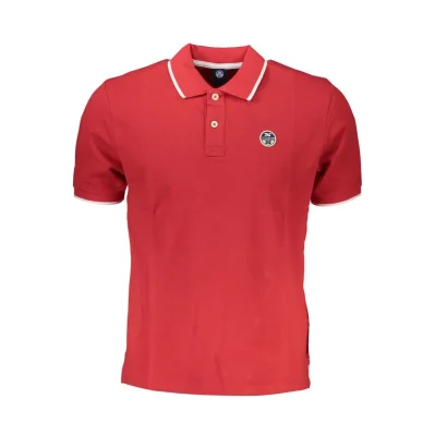 Red Cotton Polo Shirt