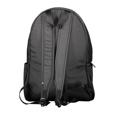 Black Polyester Backpack