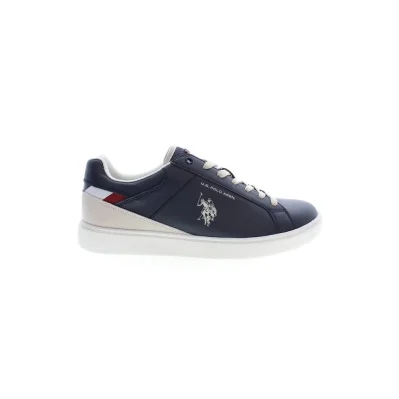 Blue Polyester Sneaker