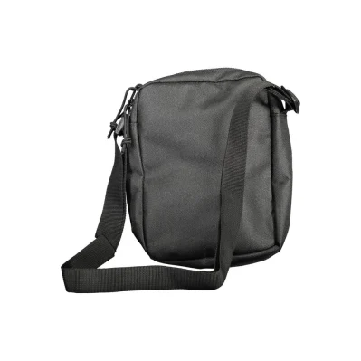 Black Polyester Shoulder Bag