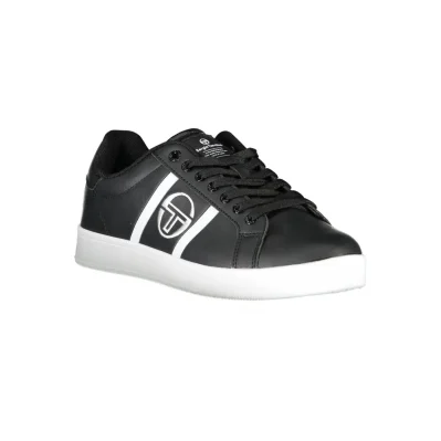 Black Polyester Sneaker