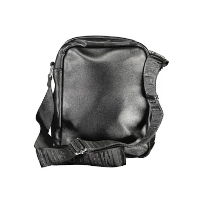 Black Polyethylene Shoulder Bag