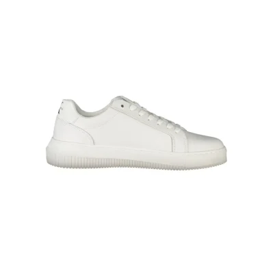 White Polyester Sneaker