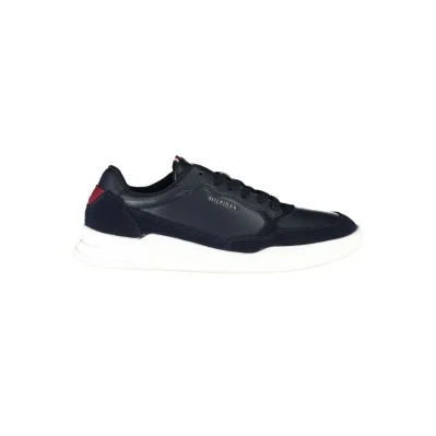 Blue Polyester Sneaker