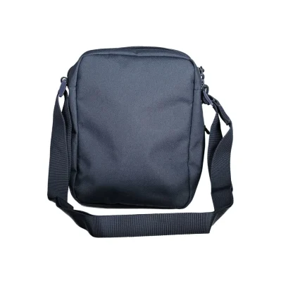 Blue Polyester Shoulder Bag