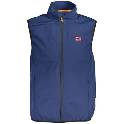 Blue Polyester Jacket