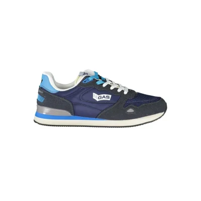 Blue Polyester Sneaker