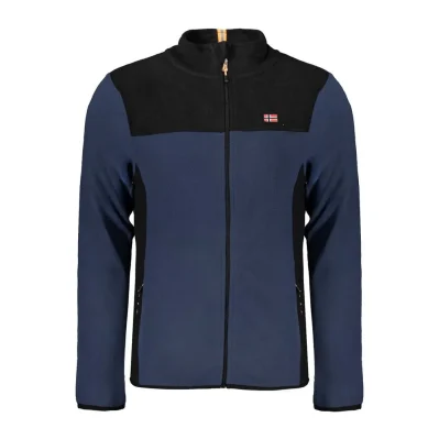 Blue Polyester Sweater