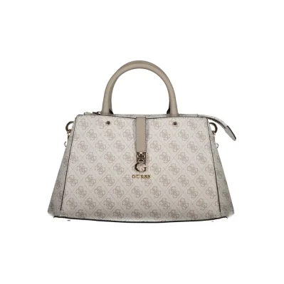 Gray Polyethylene Handbag