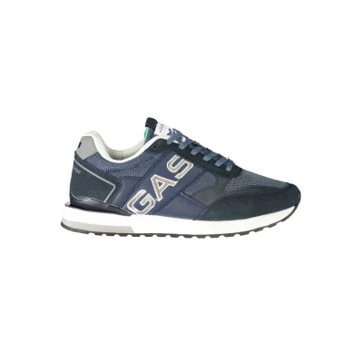 Blue Polyester Sneaker