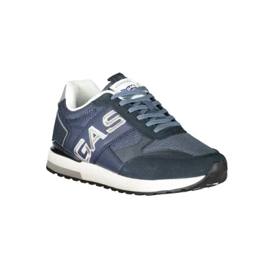 Blue Polyester Sneaker