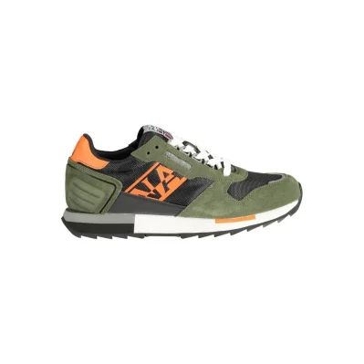 Green Polyester Sneaker