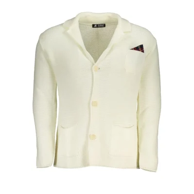 White Fabric Sweater