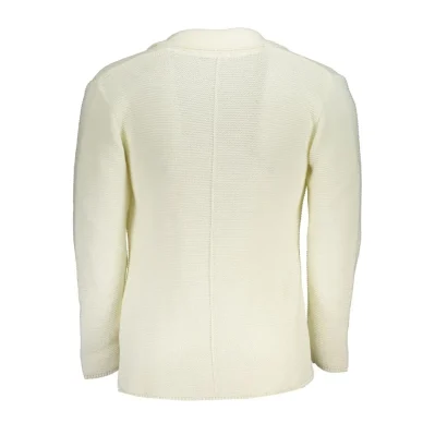 White Fabric Sweater