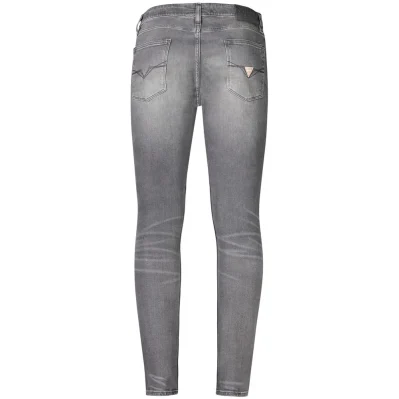 Gray Cotton Jeans & Pant