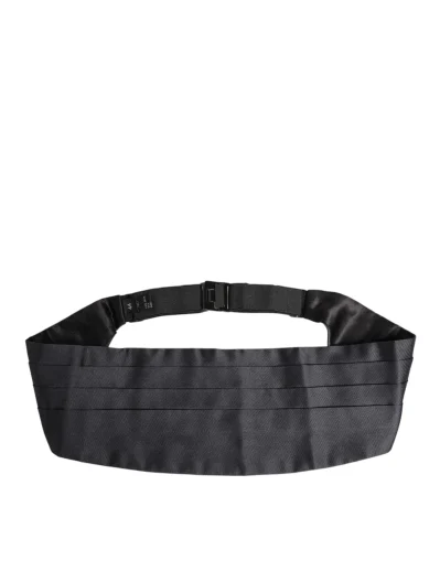 Dark Blue 100% Silk Belt Waist Cummerbund