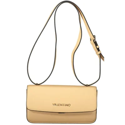 Beige Polyethylene Women Handbag