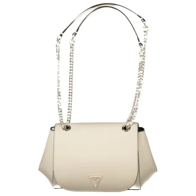 White Polyethylene Women Handbag