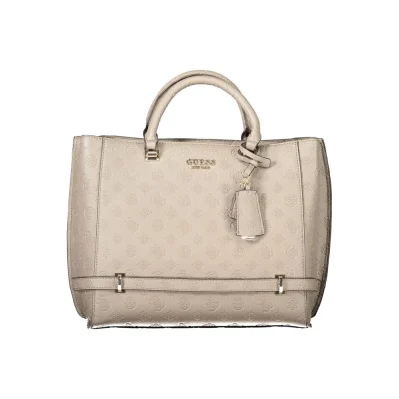 Brown Polyethylene Women Handbag