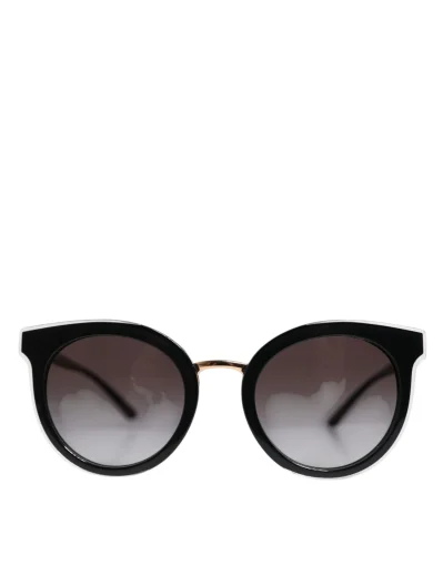 Black Transparent Trim Round DG4371-F Eyewear Sunglasses