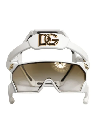 White Acetate Next Generation Mask Eyewear Sunglasses