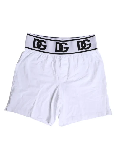 White Cotton Stretch Regular Boxer Underwear