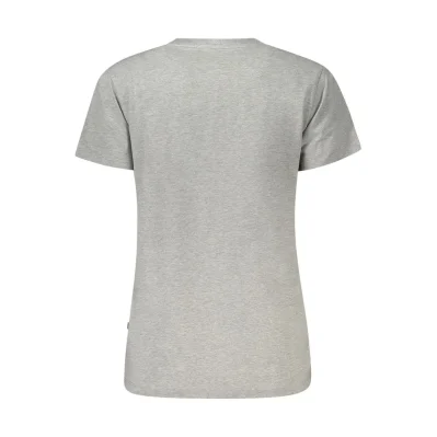 Gray Cotton Tops & T-Shirt
