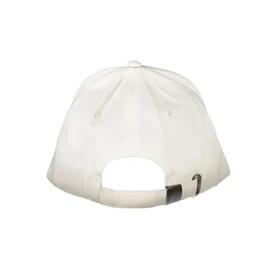 White Cotton Men Cap