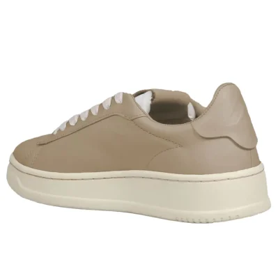 Beige Goatskin Sneaker
