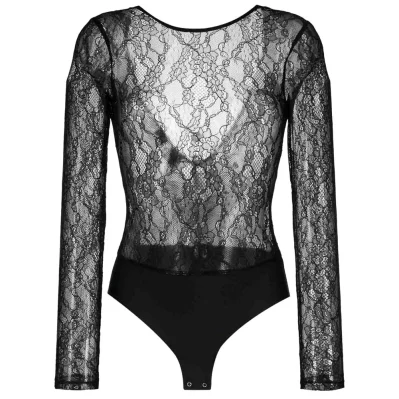 Black Nylon Tops & T-Shirt