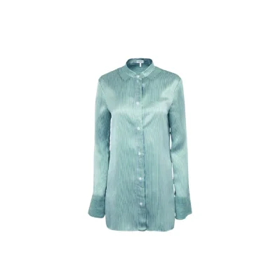 Silk Blend Striped Shirt