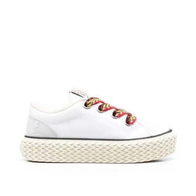Cotton Lace-Up Sneakers
