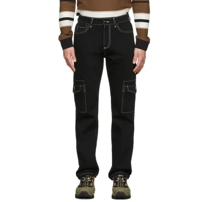Denim Cargo Pants