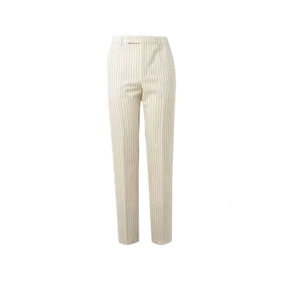 Wool Striped Pants