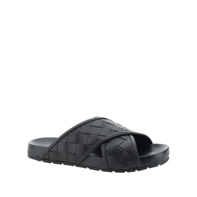 Intrecciato Leather Sandals