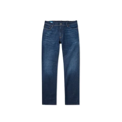 Blå Konst Cotton Denim Jeans