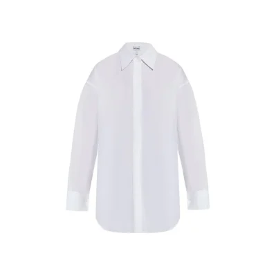 Draped Cotton Shirt