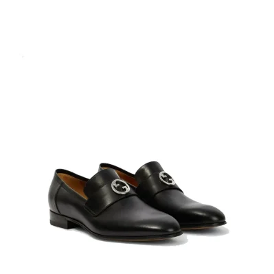 Interlocking G Leather Loafers