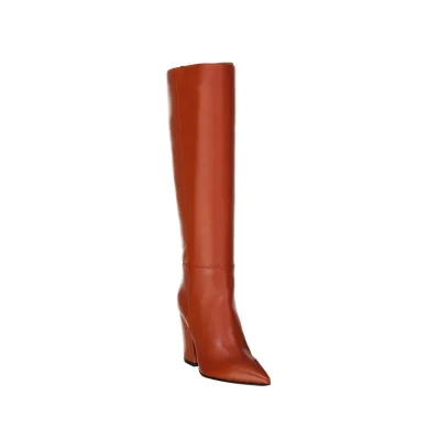 Leather Heel Boots