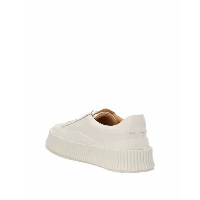 Maxi Sole Leather Sneakers