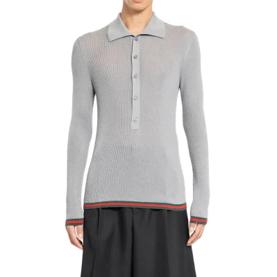 Ribbed-Knit Cashmere And Silk Sweater