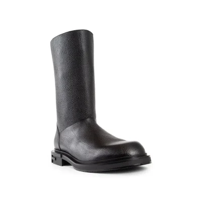 Leather Frame Boots