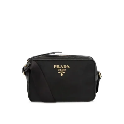 Nylon Logo Camera Bag
