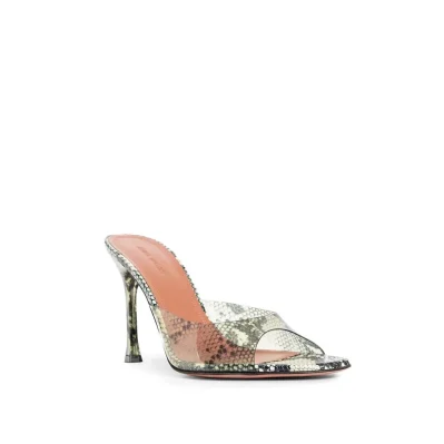Alexa Glass 95 Snake Sandals