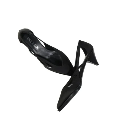 55mm Cut-Out Satin Pumps